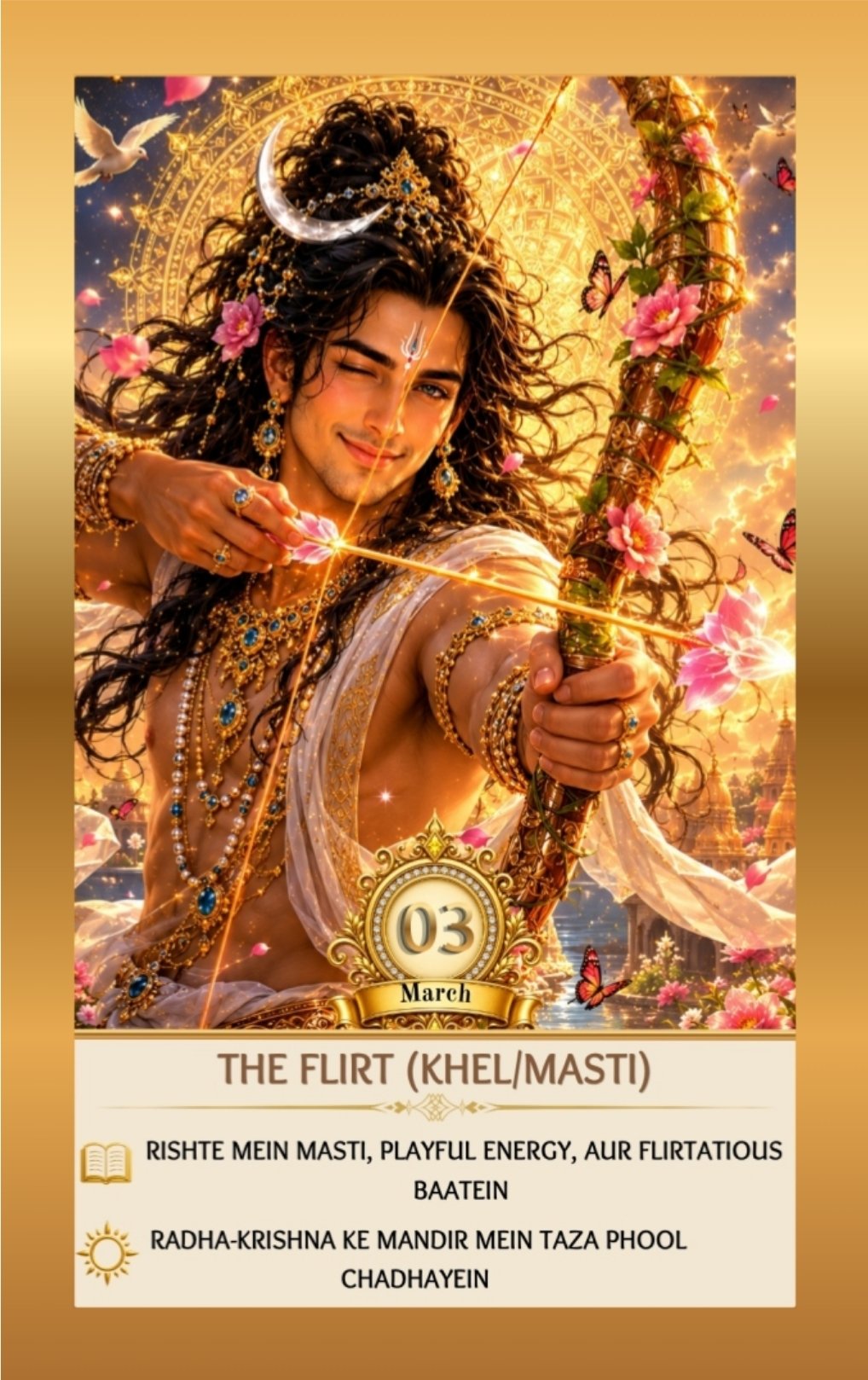 The Flirt Oracle Card