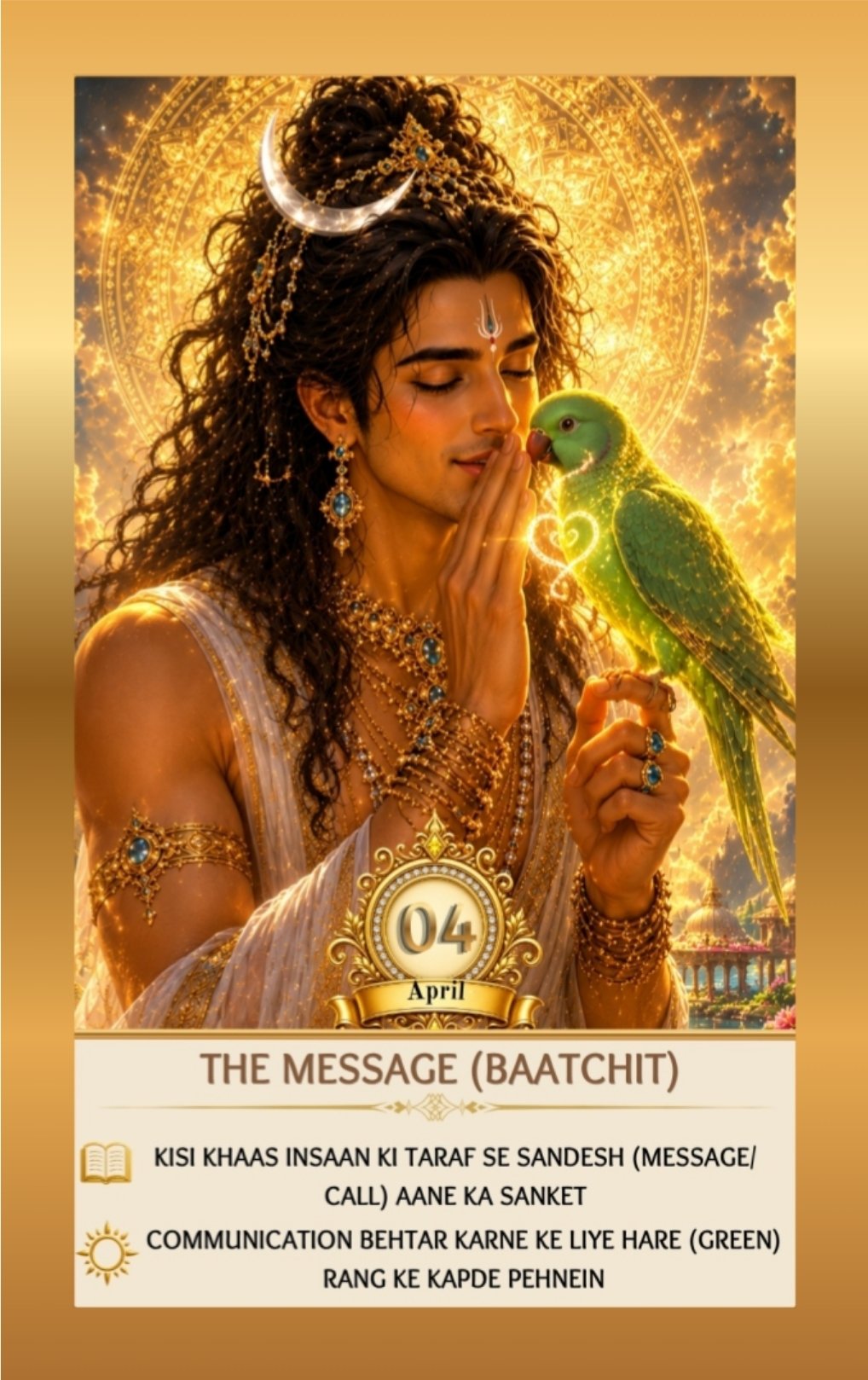 The Message Oracle Card